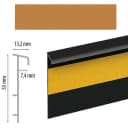 плинтус ПВХ Cezar для ковролина  107 (плоский) (20), шт. - фото 1