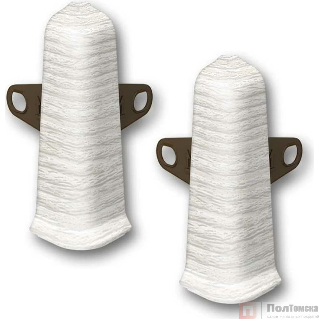 Угол наружный (внешний) с крепежом 85мм "Деконика" (2шт. во флоупак), 265 Клен патина