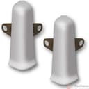 Угол наружный (внешний) с крепежом 85мм "Деконика" (2шт. во флоупак), 036 Платиново-серый - фото 1