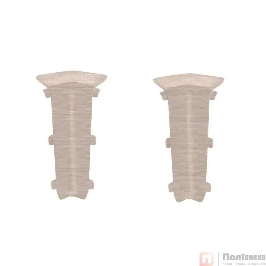 Угол внутренний для плинтуса 85мм "Деконика" (2шт. во флоупак), 361 Акация