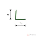 Угол 15х15мм 2,7м "Деконика", Белый, шт - фото 2