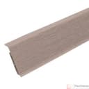 Плинтус напольный с кабель-каналами 70мм 2,2м "Деконика", 215 Дуб снежный - фото 3