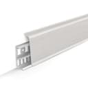 Плинтус напольный с кабель-каналами 70мм 2,2м "Деконика", 255 Ясень бьянко - фото 1