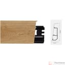 Плинтус пластиковый Arbiton 158 дуб Монумент (2.5м) - фото 1