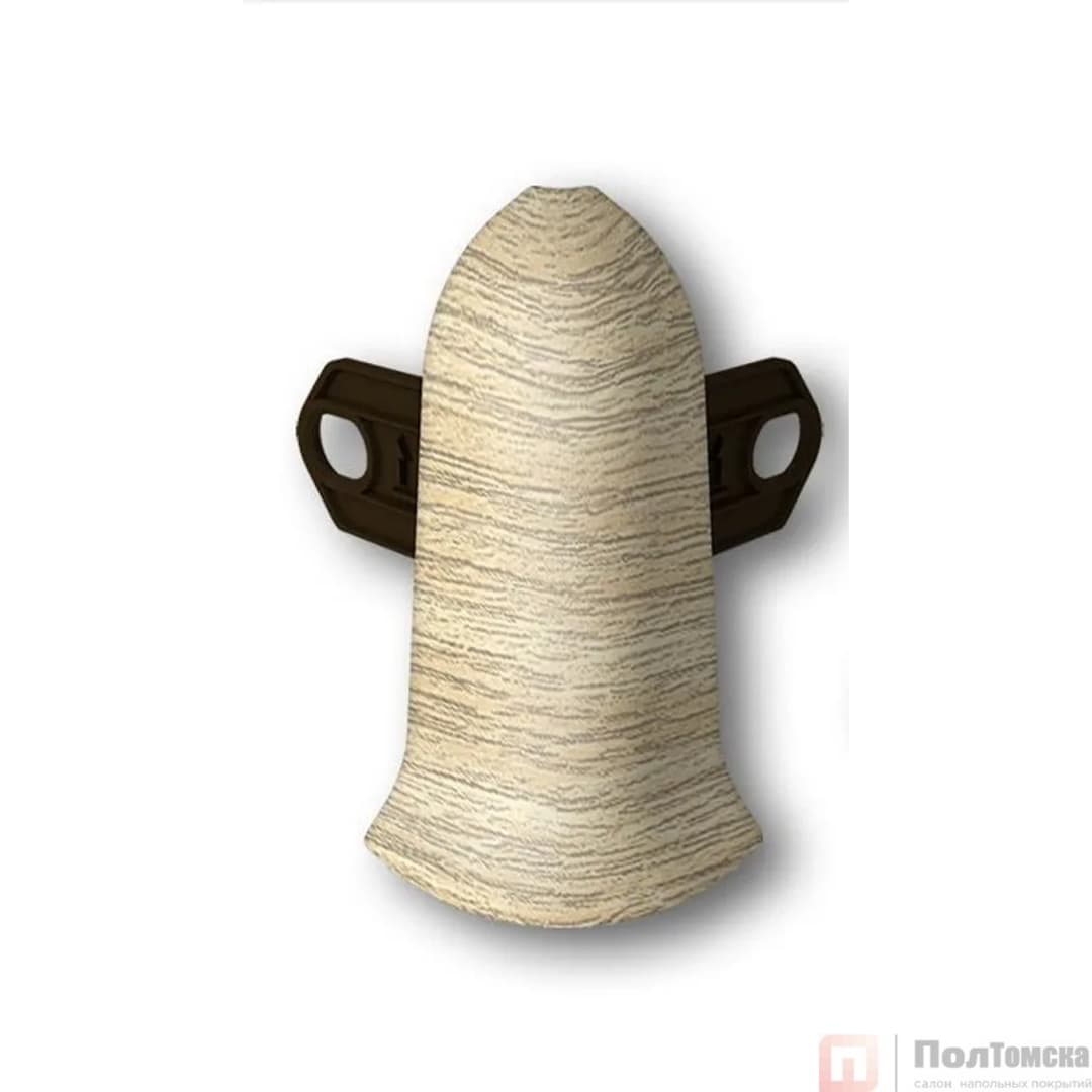 Угол наружный (внешний) с крепежом 85мм "Деконика" (2шт. во флоупак), 213 Дуб северный