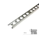 Профиль окантовочный ПК 01.01лп серебро полированное - фото 1