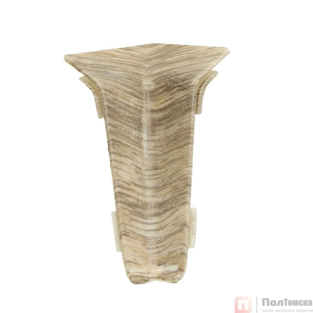 QUADRO 518 Угол внутренний 55мм дуб Нуар (2 шт)