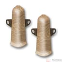 Угол наружный (внешний) с крепежом 85мм "Деконика" (2шт. во флоупак), 221 Дуб янтарный - фото 1