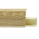 TERA №723 Плинтус со съемной панелью Дуб Мокко 72 мм, 2,2 м. - фото 1