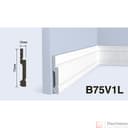 Плинтус B75V1L с полосой - фото 1