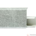 TERA  №730 Плинтус со съемной панелью Фрост Платина 72 мм, 2,2 м. - фото 1