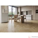 Кварцвиниловый SPC ламинат Home Expert Parquet Design Дуб Фраппе 44-7009-64 венгерская елка 400×100×4,5 - фото 3