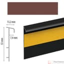 плинтус ПВХ Cezar для ковролина  113 черный  (20), шт. - фото 1