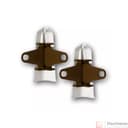 Угол наружный (внешний) с крепежом 85мм "Деконика" (2шт. во флоупак), 253 Ясень серый - фото 2