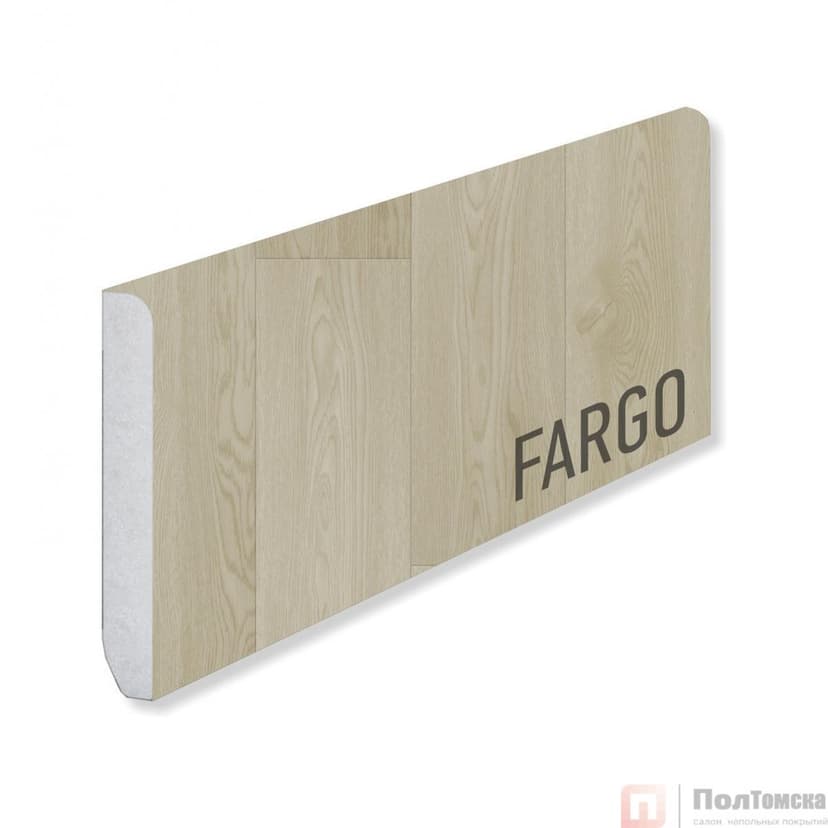 Кварцевый плинтус Fargo Comfort JC 18001-35 Ясень Белый