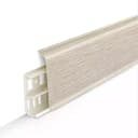 Плинтус напольный с кабель-каналами 85мм 2,2м "Деконика", 418 Дуб жемчужный - фото 1