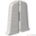 Торцевые (пара) для плинтуса 85мм "Деконика" (1 пара во флоупак), 255 Ясень бьянко - фото 1