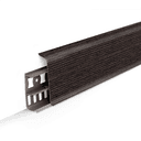 Плинтус напольный с кабель-каналами 85мм 2,2м "Деконика", 351 Каштан - фото 1