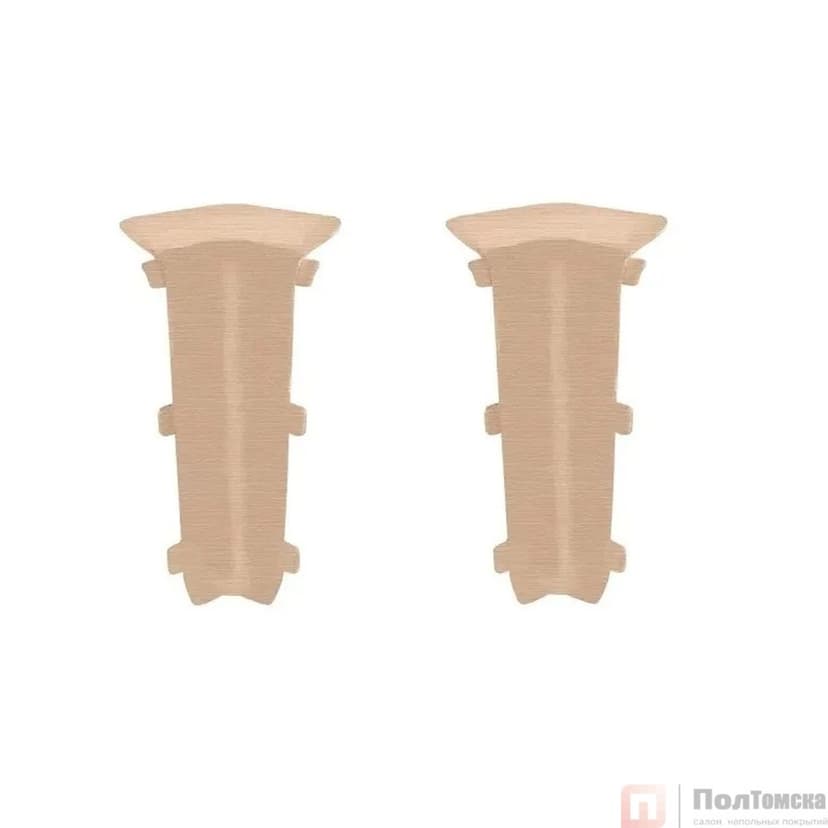 Угол внутренний для плинтуса 85мм "Деконика" (2шт. во флоупак), 213 Дуб северный