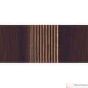 Микроплинтус 18мм 2,4м орех темный, шт - фото 1