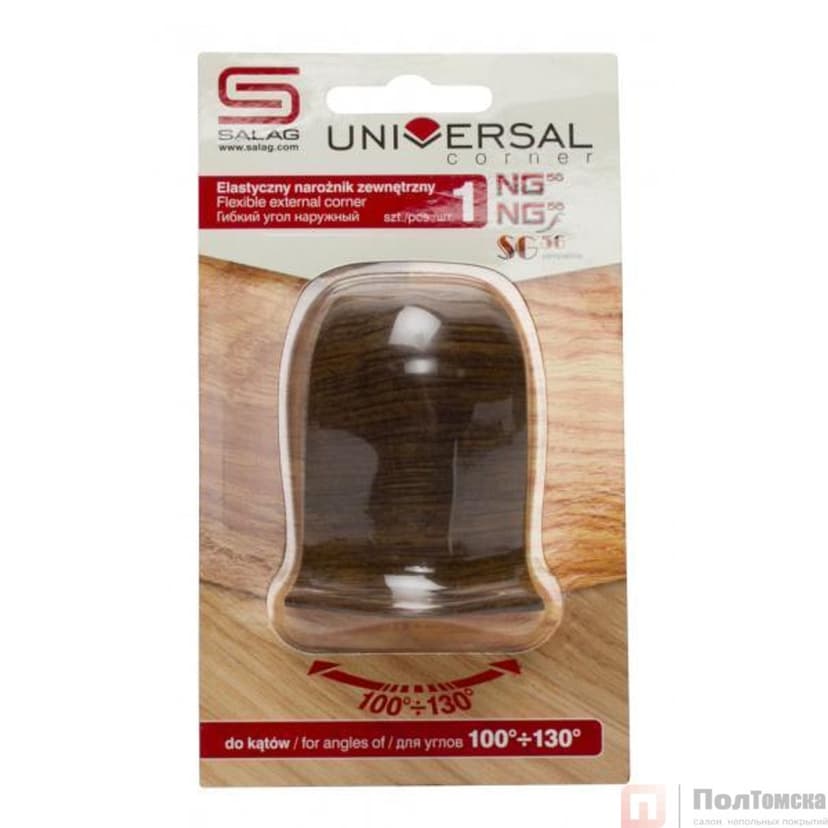 Угол универсальный наружный Salag  16 дуб болотный
