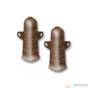 Угол наружный (внешний) с крепежом 85мм "Деконика" (2шт. во флоупак), 291 Орех - фото 1