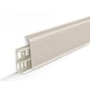 Плинтус напольный с кабель-каналами 70мм 2,2м "Деконика", 266 Клен светлый - фото 1