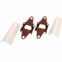 Угол наружный (внешний) с крепежом 85мм "Деконика" (2шт. во флоупак), 033 Кремово-белый - фото 2