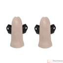 Угол наружный (внешний) с крепежом 85мм "Деконика" (2шт. во флоупак), 229 Дуб латте - фото 1