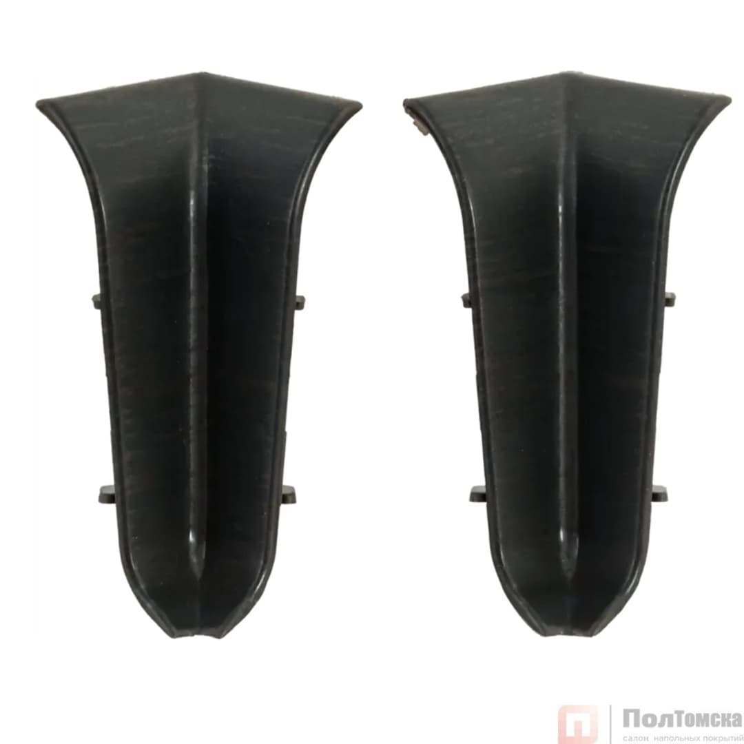 Угол внутренний из ПВХ, 60мм Черный