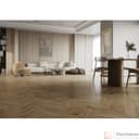 Кварцвиниловый SPC ламинат Home Expert Parquet Design Дуб Фраппе 44-7009-64 венгерская елка 400×100×4,5 - фото 4