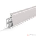 Плинтус напольный с кабель-каналами 85мм 2,2м "Деконика", 255 Ясень бьянко - фото 1