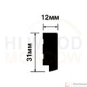 Финишный молдинг HIWOOD LF124B BR395 - фото 2
