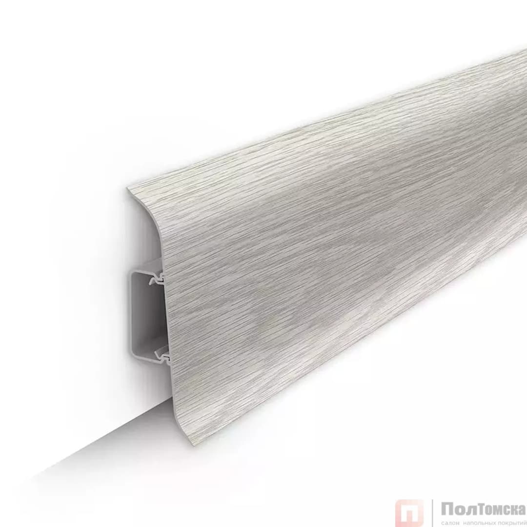 Плинтус Дуб айсберг 230 (ideal Classic 70х22х2200 мм)