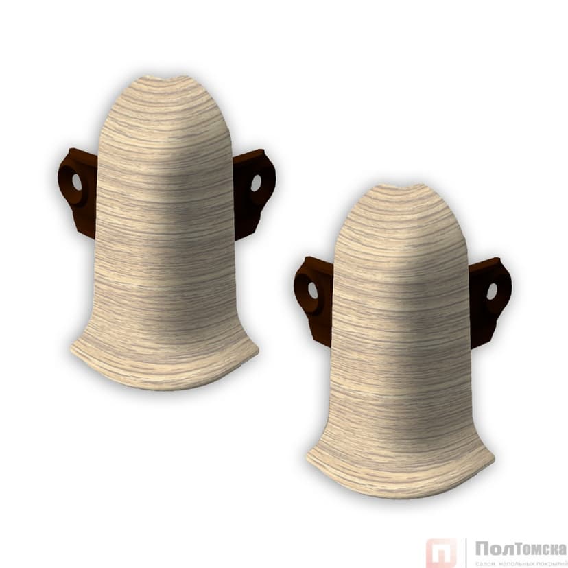 271 Угол наружный Лексида с крепежом 55мм Сосна (шт)