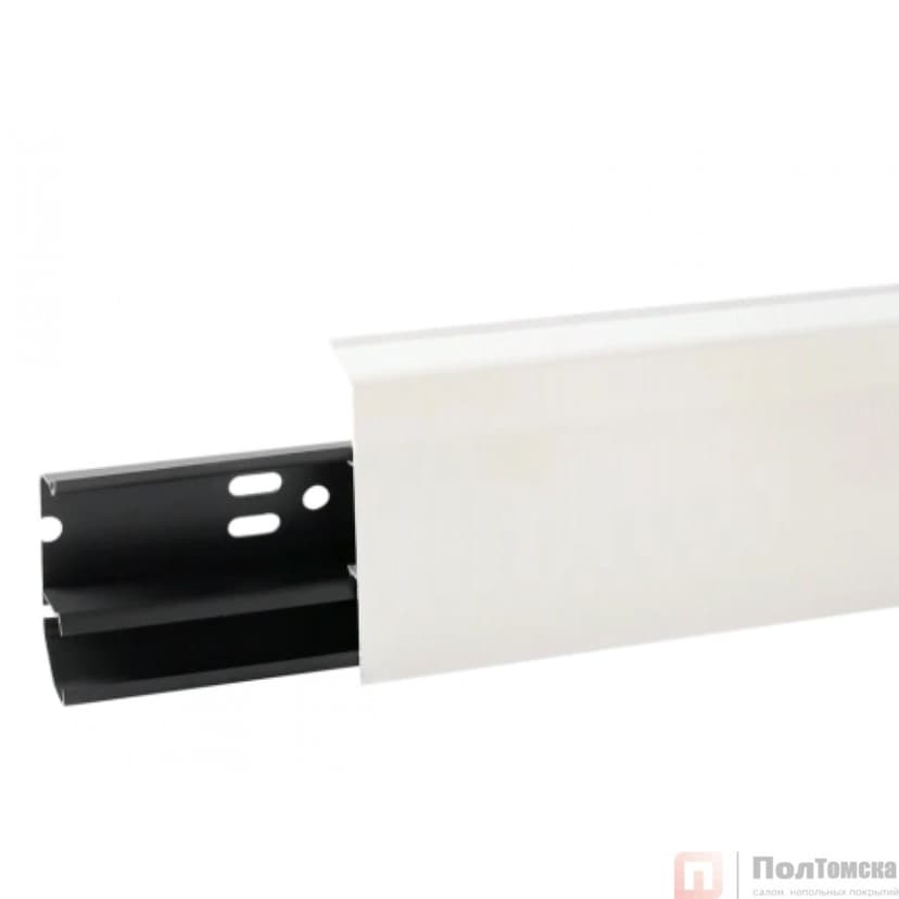 Плинтус Aberhof ABF 70 Белый блеск 7050