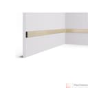 Рейка RX010-053, 30х10, 2000мм, Золото матовое /24, , шт - фото 1