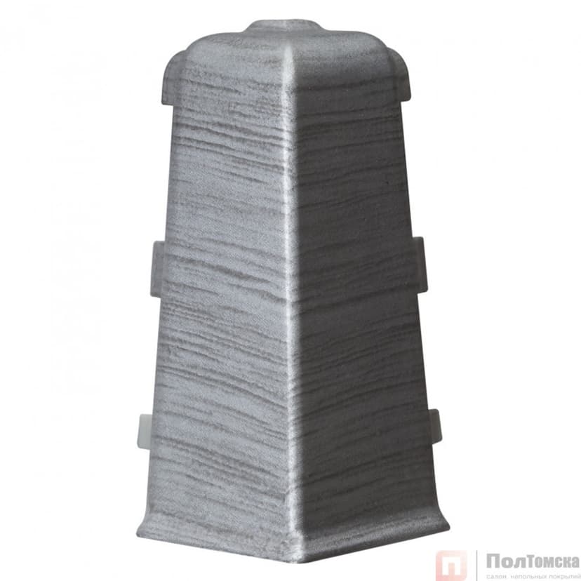 Наруж.угол INDO 70 мм 017 Алюминий (блистеры 2шт), упак