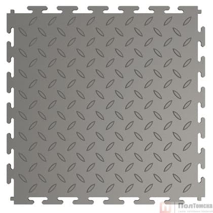 Модульная плитка ПВХ 250х250 5мм цвет серый