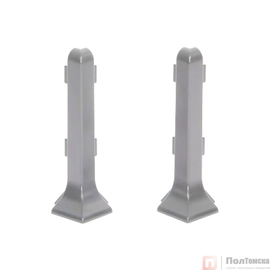 Угол внешний алюминий 60мм Серебро