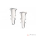 Угол внутренний для плинтуса 85мм "Деконика" (2шт. во флоупак), 255 Ясень бьянко - фото 1