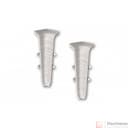 Угол внутренний для плинтуса 85мм "Деконика" (2шт. во флоупак), 253 Ясень серый - фото 1