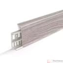 Плинтус напольный с кабель-каналами 70мм 2,2м "Деконика", 294 Орех антик - фото 1