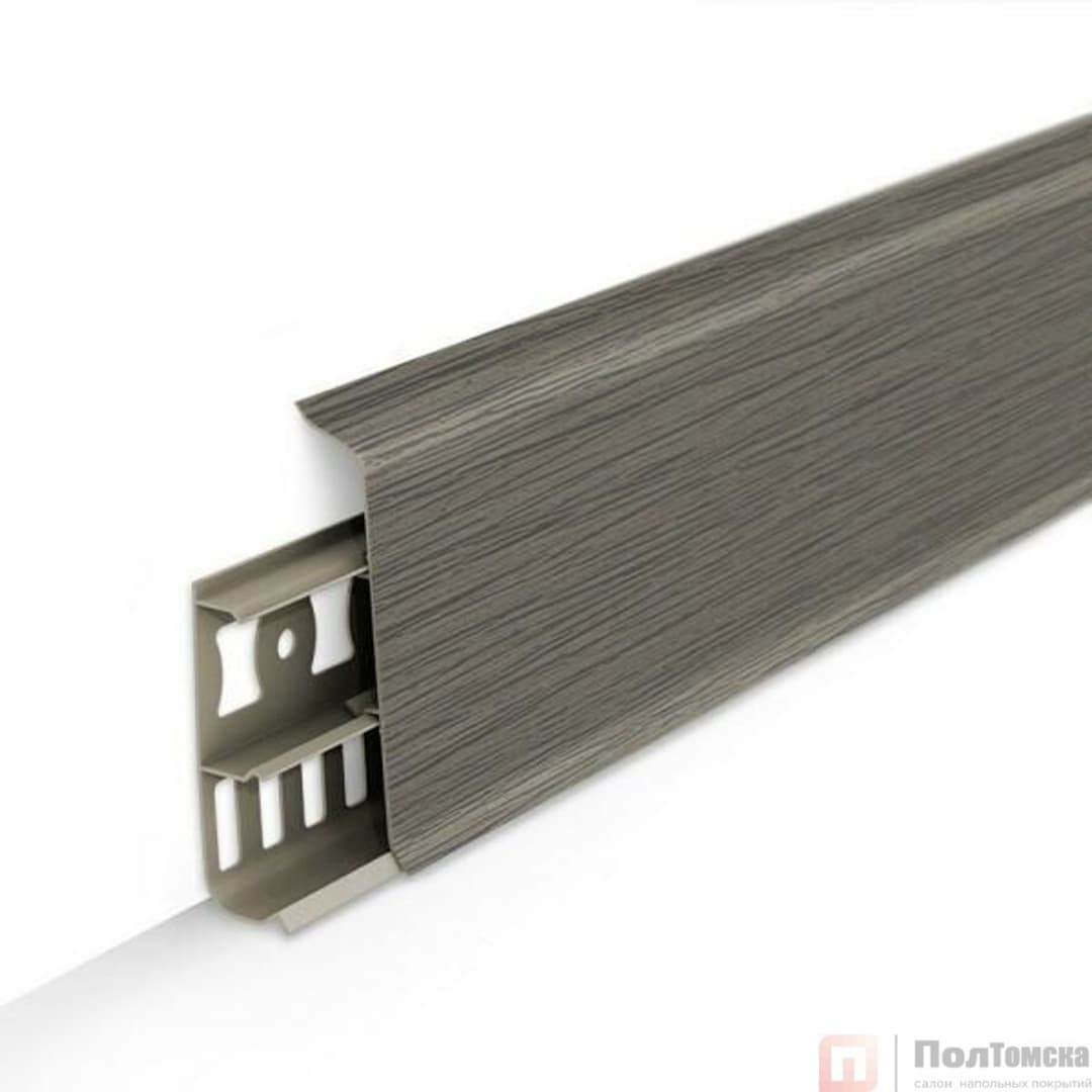 Плинтус напольный с кабель-каналами 85мм 2,2м "Деконика", 275 Сосна оливье