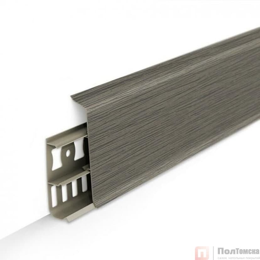 Плинтус напольный с кабель-каналами 85мм 2,2м "Деконика", 275 Сосна оливье