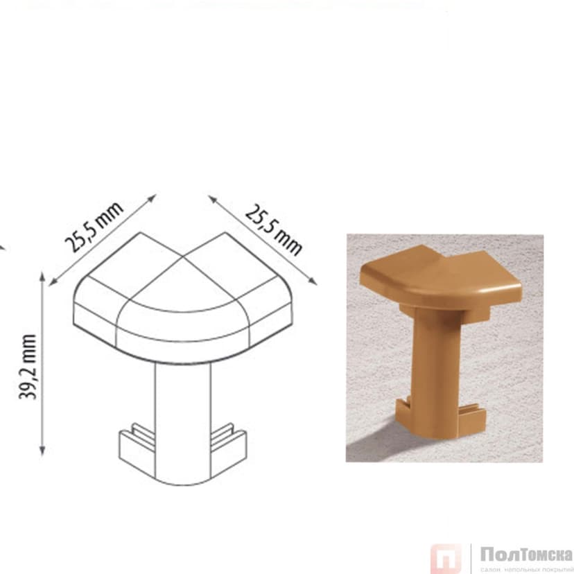 угол внешний 101, шт.
