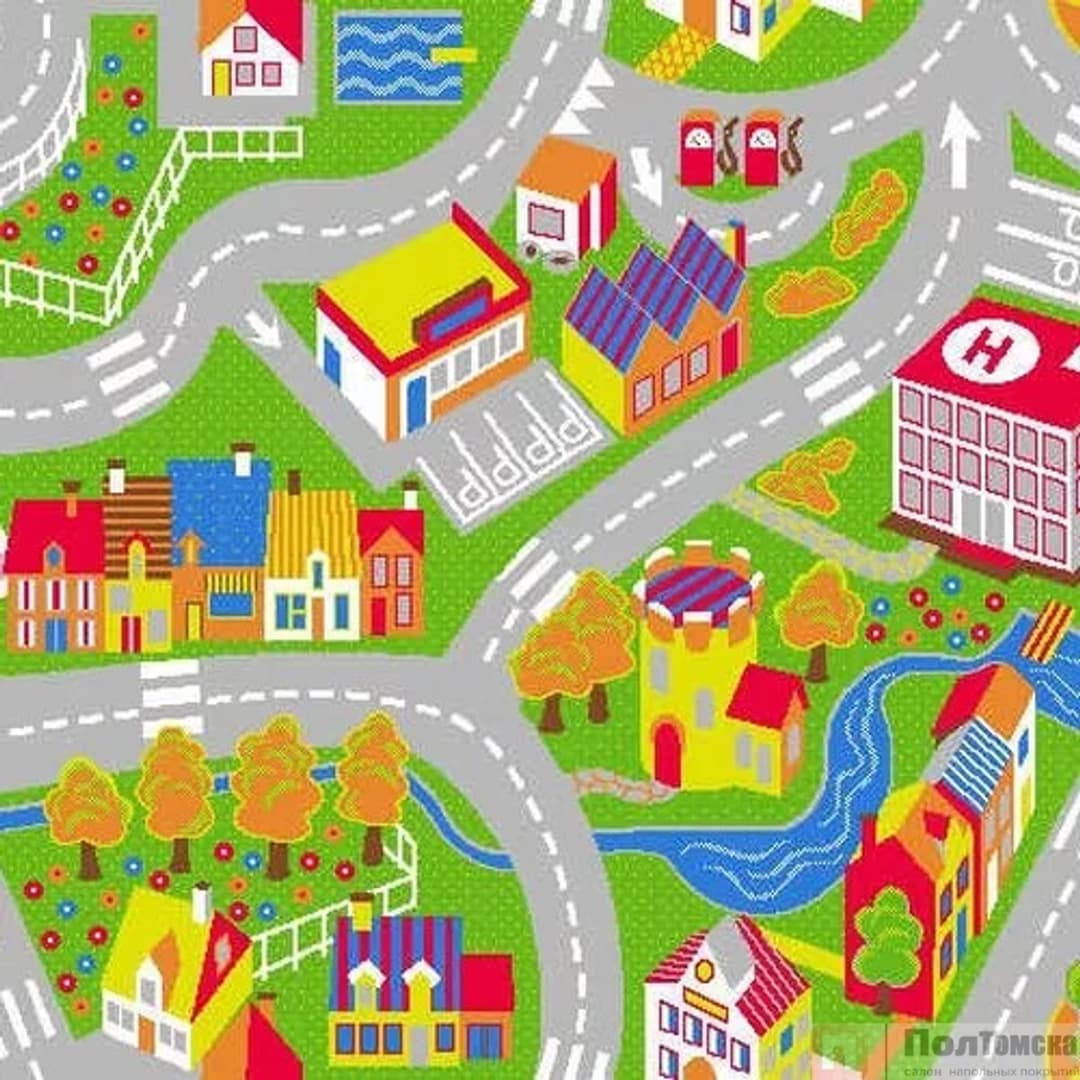 Ковровое покрытие  Ковры Бреста Киндер Микс 51980-20