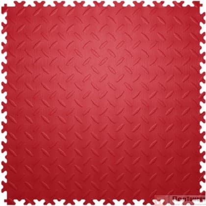 Модульная плитка ПВХ 250х250 5мм цвет красный