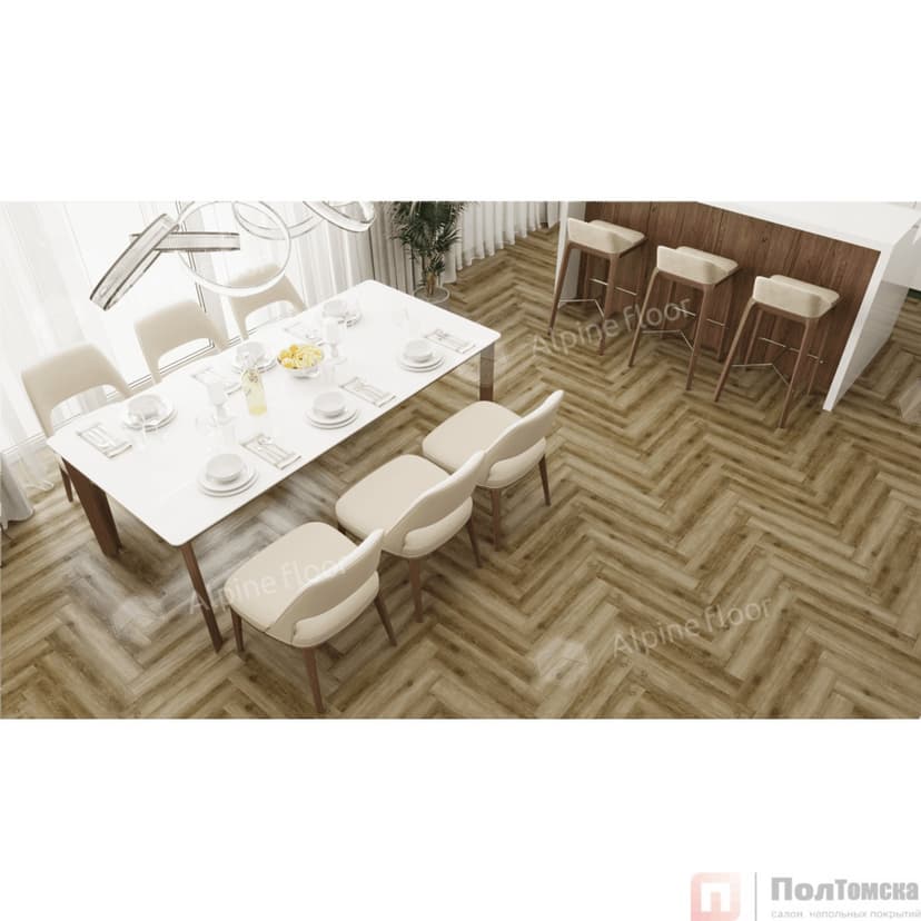Ламинат Alpine Floor Original Herringbone 12 Pro Марсель LF106-09