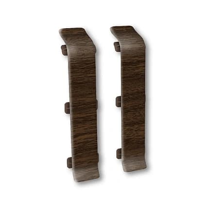 293 Соединитель Лексида 80мм Орех темный (2шт/блистер)